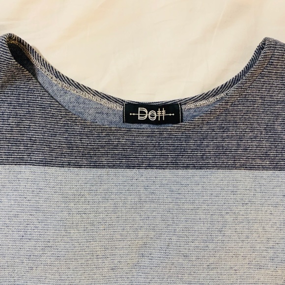 Colorblock Cotton Crop Top - Picture 3 of 8